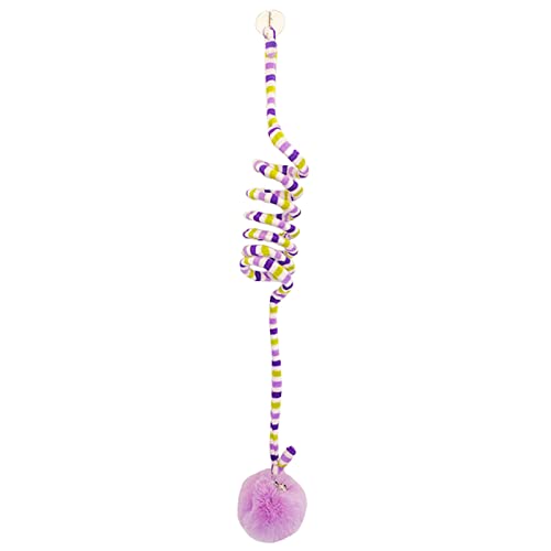 Hängende Tür Hüpffeder + Pompons Katzenspielzeug Haustier Katzen Zubehör Katzen Springübungsspielzeug Hängende Tür Hüpffeder + Pompons Katzenspielzeug Haustier Katzen Zubehör Katzen Springübungsspielzeug von jojobasec