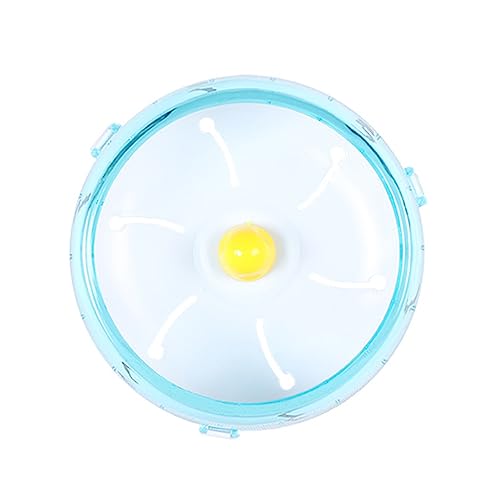 Hamster Laufscheibe Spielzeug Kleines Haustier Rotatorisches Joggen Rad Kleine Haustier Sport Rad Spielzeug Hamster Käfig Zubehör von jojobasec