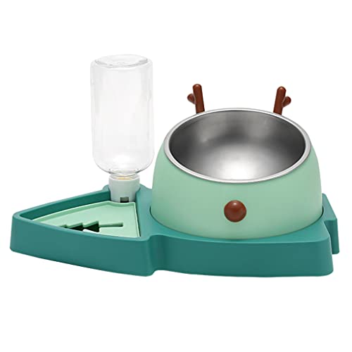 Hundenapf Erhöht für Katzenfutterschalen mit abnehmbarem Ständer 3 in 1 mit Wasserbrunnen Slow Feeder Hundenapf Erhöht für Katzenfutterschalen mit abnehmbarem Ständer 3 in 1 mit Wasserbrunnen Slow Feeder von jojobasec