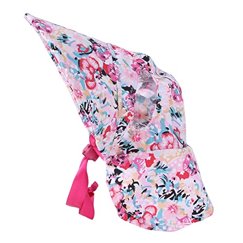 Schnürkappe für Hunde und Katzen, große Krempe, Blumenhut, Outdoor, Sonnenhut, Haustierpflege, Kleid, U Schnürkappe für Hunde und Katzen, große Krempe, Blumenhut, Outdoor, Sonnenhut, Haustierpflege, Kleid, U von jojobasec