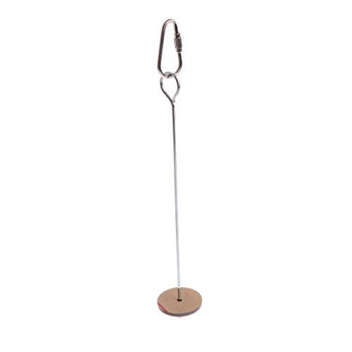 Vogelfutterhalter Edelstahl Papagei Gemüse Obst Futterspender Leckerli Spieß mit Metallhaken für Kanarienvogel Nymphensittiche von jojobasec