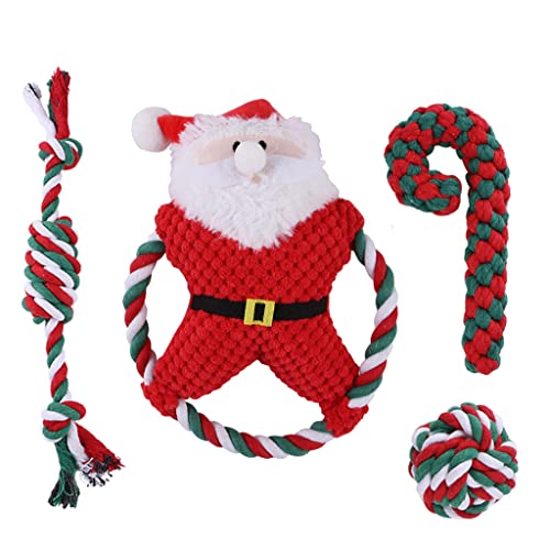 jojobasec 1 Set Plüsch Weihnachten Hundespielzeug Kauen Welpen Interessant jojobasec 1 Set Plüsch Weihnachten Hundespielzeug Kauen Welpen Interessant von jojobasec