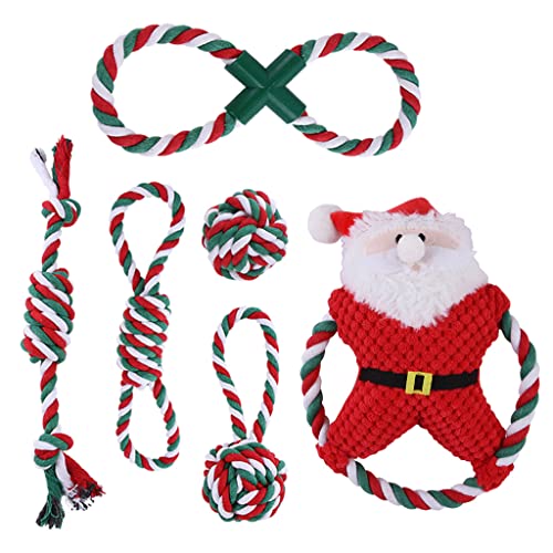 jojobasec 1 Set Plüsch Weihnachten Hundespielzeug Kauen Welpen Interessant jojobasec 1 Set Plüsch Weihnachten Hundespielzeug Kauen Welpen Interessant von jojobasec