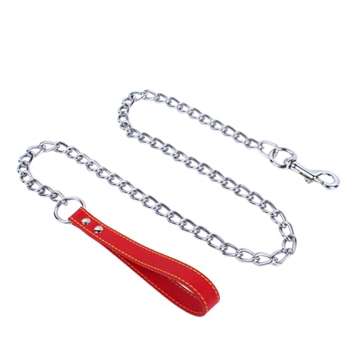 jojobasec 180 cm lange Hundeleine aus Metall, flexible Hundeleine für Hunde bis zu 30 kg, Zugseil mit Halsband für Spaziergänge im Freien jojobasec 180 cm lange Hundeleine aus Metall, flexible Hundeleine für Hunde bis zu 30 kg, Zugseil mit Halsband für Spaziergänge im Freien von jojobasec