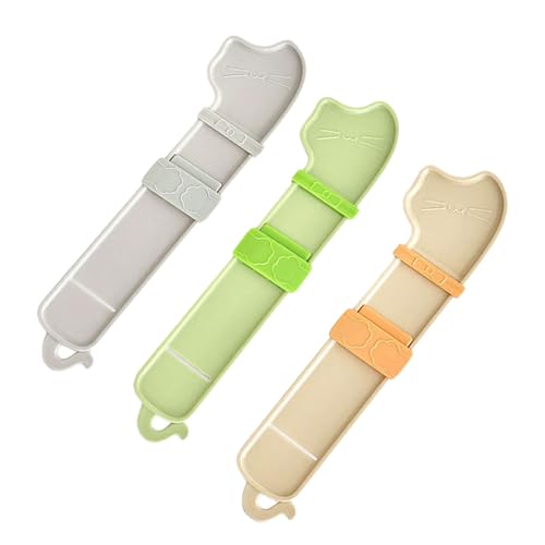 jojobasec 3 x Haustierfutterpresse für Katzen, Leckerli-Stick-Quetscher für Nassfutter, Futterkontrolle, Werkzeug, Haustier-Nassfutterspender, Futterspender jojobasec 3 x Haustierfutterpresse für Katzen, Leckerli-Stick-Quetscher für Nassfutter, Futterkontrolle, Werkzeug, Haustier-Nassfutterspender, Futterspender von jojobasec