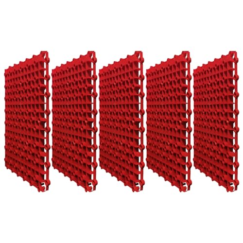 jojobasec FishTanks Trennwand Filter Boden Isolation Trennschale Set mit 5 Gittern Aquarien Eier Kiste für Fische Separate Filtration von jojobasec