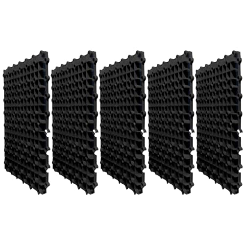 jojobasec FishTanks Trennwand Filter Boden Isolation Trennschale Set mit 5 Gittern Aquarien Eier Kiste für Fische Separate Filtration von jojobasec