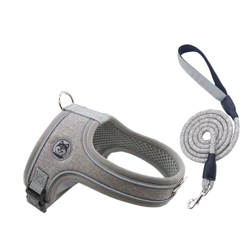jojobasec Hunde-Weste, reflektierend, gestreift, Leine, Geschirr, Seil, starkes Training, Spazierengehen, Schwimmgürtel, weicher Griff jojobasec Hunde-Weste, reflektierend, gestreift, Leine, Geschirr, Seil, starkes Training, Spazierengehen, Schwimmgürtel, weicher Griff von jojobasec