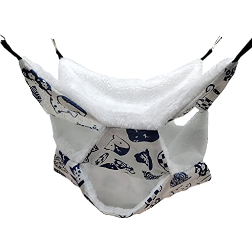 jojobasec Kleintier-Hängematte, 3-lagige Bett-Hängematte, Spielzeug für Hamster, Papageien, Ratten, Schlafen, Nickerchen, Käfig, Schaukeln jojobasec Kleintier-Hängematte, 3-lagige Bett-Hängematte, Spielzeug für Hamster, Papageien, Ratten, Schlafen, Nickerchen, Käfig, Schaukeln von jojobasec