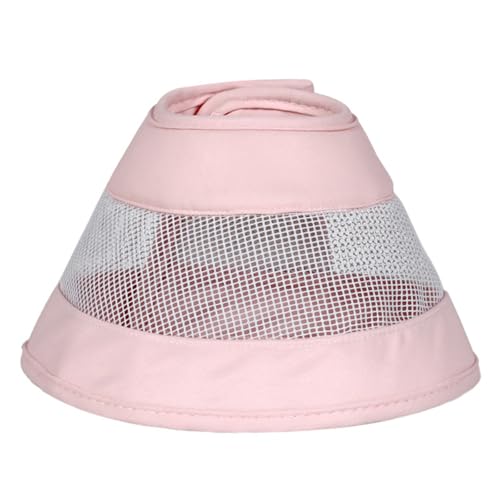 jojobasec Verstellbares Katzenhalsband für Haustiere, elisabethanisches Halsband, Antibeißen, Erholungszubehör für Hunde und Katzen, weicher Nackenschutzkegel von jojobasec