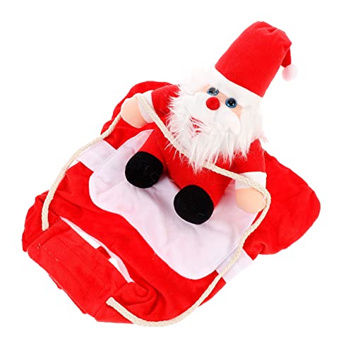 jojofuny Weihnachtskostüm für Hunde mit Weihnachtsmann- für Partys jojofuny Weihnachtskostüm für Hunde mit Weihnachtsmann- für Partys von jojofuny