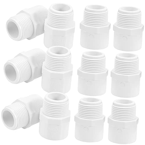 jojofuny 20st PVC-rohrverschraubung Tank Ventil Düse Schlauch Auslauf Verbinder Klopfen Messgerät Einziehbar Spule Anschlüsse Erweiterbar Durchnässt Verbinden Wasserhahn Stecker Weiß jojofuny 20st PVC-rohrverschraubung Tank Ventil Düse Schlauch Auslauf Verbinder Klopfen Messgerät Einziehbar Spule Anschlüsse Erweiterbar Durchnässt Verbinden Wasserhahn Stecker Weiß von jojofuny