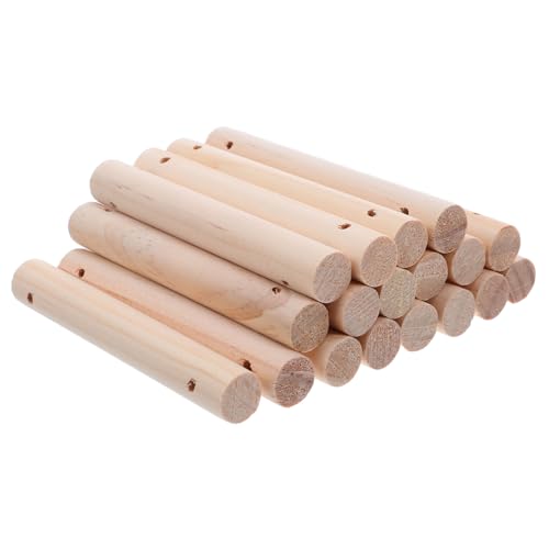 jojofuny 26 Stück Rohstoffe Für Vogelkäfigstäbe Runde Bastelstäbe Leiterstufenstangen Ersatz Bastelstäbe Mit Vorgebohrten Löchern Strickleiterstangen Zum Ersetzen Von Holz Beige jojofuny 26 Stück Rohstoffe Für Vogelkäfigstäbe Runde Bastelstäbe Leiterstufenstangen Ersatz Bastelstäbe Mit Vorgebohrten Löchern Strickleiterstangen Zum Ersetzen Von Holz Beige von jojofuny