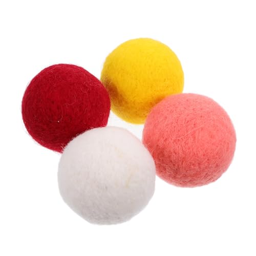 jojofuny 4 Stück Glockenwolle Filzkugel Hundespielzeug Stoffspielzeug für Hunde Hundekauspielzeug Kauspielzeug für Hunde für Welpen Welpenspielzeug für den Haushalt Plüsch jojofuny 4 Stück Glockenwolle Filzkugel Hundespielzeug Stoffspielzeug für Hunde Hundekauspielzeug Kauspielzeug für Hunde für Welpen Welpenspielzeug für den Haushalt Plüsch von jojofuny
