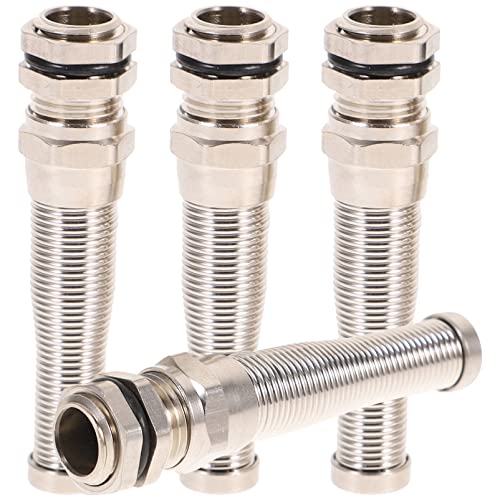 jojofuny Zugentlastungskabelverbinder 4 Stück Messing-kabelverschraubungen Adapterkabelverbinder für -straßenlaternen jojofuny Zugentlastungskabelverbinder 4 Stück Messing-kabelverschraubungen Adapterkabelverbinder für -straßenlaternen von jojofuny