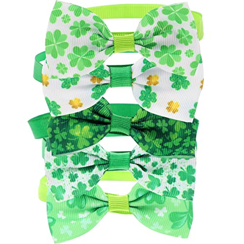 jojofuny 5st Haustier Fliege Hund Fliege St. Patrick Day Katzenhalsband Welpenbedarf Kätzchen Hals Accessoires Für Hunde Kleeblatt Hundehalsband Krawatte Irland Polyester jojofuny 5st Haustier Fliege Hund Fliege St. Patrick Day Katzenhalsband Welpenbedarf Kätzchen Hals Accessoires Für Hunde Kleeblatt Hundehalsband Krawatte Irland Polyester von jojofuny