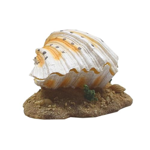 jojofuny Aquarium Dekoration Harz Muschel Ornament Fisch Tank Dekoration Blasen Sauerstoffanreicherung Laich Gelegenheit Versteck von jojofuny