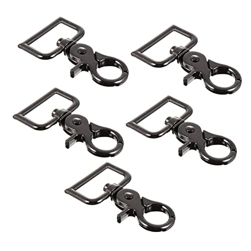 jojofuny Drehbare Karabinerhaken 5 Stück Metallschnalle Für Gepäckzubehör Hundeleine Projekte Und Stilvolle Hardware jojofuny Drehbare Karabinerhaken 5 Stück Metallschnalle Für Gepäckzubehör Hundeleine Projekte Und Stilvolle Hardware von jojofuny