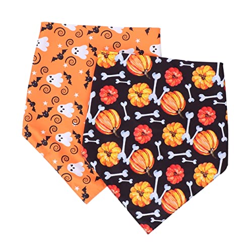 jojofuny Haustierbedarf Halloween Haustier Bandanas Hund Dreieck Schals Attraktive Muster 2 Stücke jojofuny Haustierbedarf Halloween Haustier Bandanas Hund Dreieck Schals Attraktive Muster 2 Stücke von jojofuny