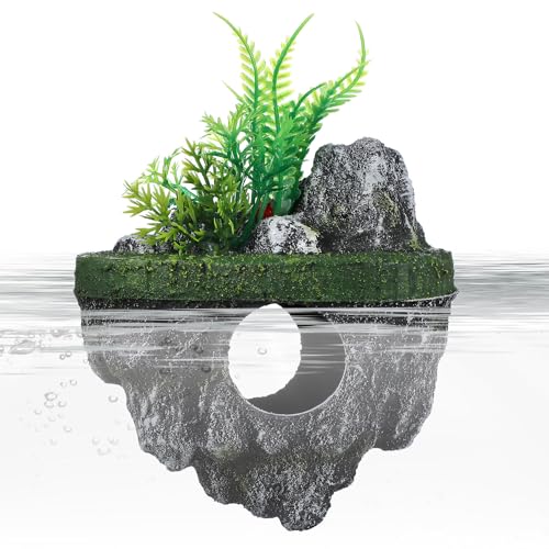 jojofuny Schwimmende Steindekoration für Aquarien, Hochsimuliertes Aquarium-Ornament, Langlebig Und Leicht zu Reinigen, Perfekt Als Versteck für Fische jojofuny Schwimmende Steindekoration für Aquarien, Hochsimuliertes Aquarium-Ornament, Langlebig Und Leicht zu Reinigen, Perfekt Als Versteck für Fische von jojofuny