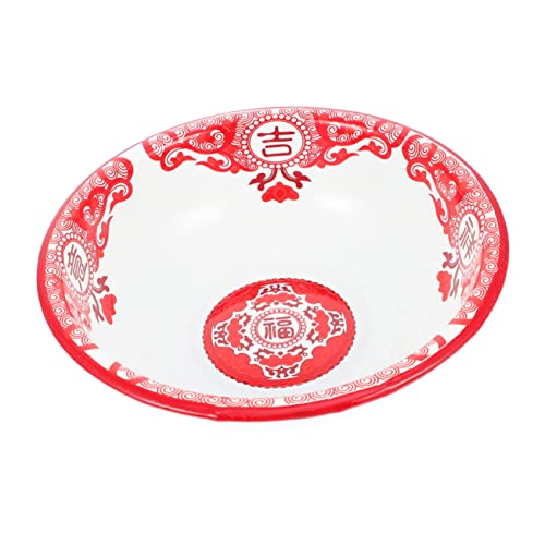 jojofuny Thicken Enameled Soup Basin Retro Waschbecken Für Hochzeiten Und Feiern Rotes Design Multifunktional Für Gemüse Obst Und Reis Robustes Und Praktisches Material jojofuny Thicken Enameled Soup Basin Retro Waschbecken Für Hochzeiten Und Feiern Rotes Design Multifunktional Für Gemüse Obst Und Reis Robustes Und Praktisches Material von jojofuny