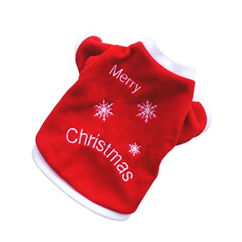 jojofuny Hunde-Urlaubs-weihnachtsoutfit Schneeflockenmantel für Hunde Haustier-Sweatshirt Bequeme Hundekleidung Größe M jojofuny Hunde-Urlaubs-weihnachtsoutfit Schneeflockenmantel für Hunde Haustier-Sweatshirt Bequeme Hundekleidung Größe M von jojofuny