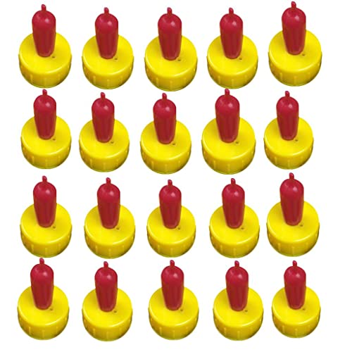 jojomis 20 Stück Lamm Milch Flasche Sauger Baby Schaf Ziege Haustier Hund Katze Soft Drinking von Jojomis