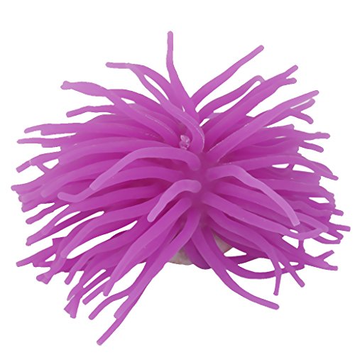 jojomis Künstliche Korallenriff-Dekoration für Aquarien, Silikon, Violett von Jojomis
