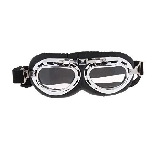jojomis Modische Hundebrille, UV-Sonnenbrille, UV-Schutz, für kleine und mittelgroße Rassen, 2 Farben zur Auswahl, transparent von jojomis