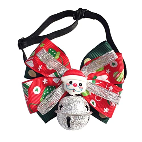 jojomis Weihnachtskostüm mit Fliege und Ringglocke für Haustiere, Katzen, Hund jojomis Weihnachtskostüm mit Fliege und Ringglocke für Haustiere, Katzen, Hund von jojomis