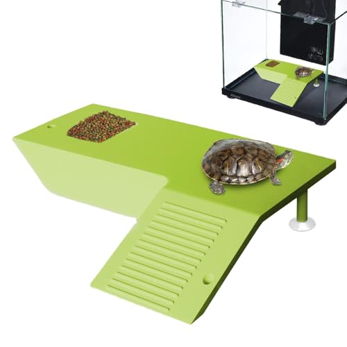 Schildkröten-Terrarium-Rampen, großer Schildkröten-Lebensraum, ungiftig, Reptilienplattform, Schildkröten-Tankzubehör für Schildkrötenbecken Schildkröten-Terrarium-Rampen, großer Schildkröten-Lebensraum, ungiftig, Reptilienplattform, Schildkröten-Tankzubehör für Schildkrötenbecken von jopiuieo