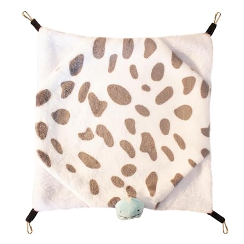 jopiuieo Hamsterbett, Hamsternest,Kleintierbett - Warmes Winter-Eichhörnchenfell aus Baumwolle, gemütliches Kleintierbett, bequem für Hamster, Eichhörnchen, Streifenhörnchen jopiuieo Hamsterbett, Hamsternest,Kleintierbett - Warmes Winter-Eichhörnchenfell aus Baumwolle, gemütliches Kleintierbett, bequem für Hamster, Eichhörnchen, Streifenhörnchen von jopiuieo