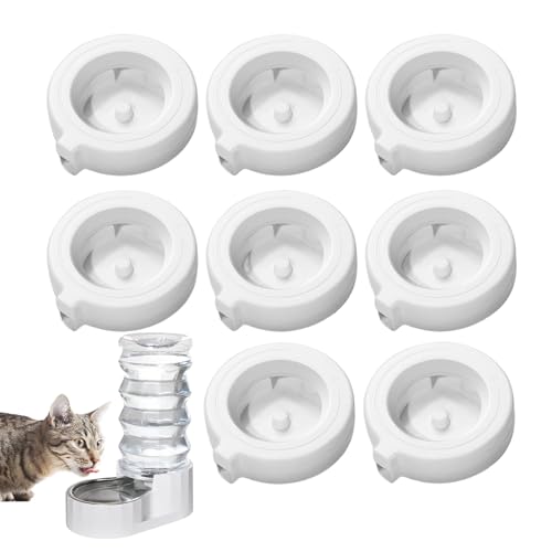 jopiuieo Haustier-Wasserspenderfilter, Katzentrinkbrunnenfilter | 8 Stück Pet Cat Waterer Filtersystem Wasserbrunnen Filterelement - Automatischer Trinkbrunnen für Haustiere für Katzen und Hunde von jopiuieo