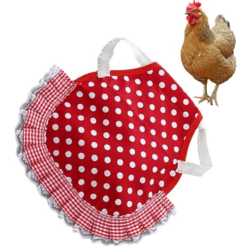 jopiuieo Hühnersättel - Elastische Geflügelschutz-Hühnersattelschürze - Hühnerjacke mit verstellbarem Riemen, waschbares Hühnerpflegezubehör für kleine, mittelgroße und große Hühner jopiuieo Hühnersättel - Elastische Geflügelschutz-Hühnersattelschürze - Hühnerjacke mit verstellbarem Riemen, waschbares Hühnerpflegezubehör für kleine, mittelgroße und große Hühner von jopiuieo