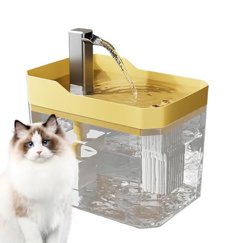 jopiuieo Katzenbrunnen - Transparenter Trinkbrunnen Mit Zirkulation Für Haustiere,Für Hunde Und Katzen In Haushalten Mit Mehreren Tieren, Für Innenräume Und Wohnungen jopiuieo Katzenbrunnen - Transparenter Trinkbrunnen Mit Zirkulation Für Haustiere,Für Hunde Und Katzen In Haushalten Mit Mehreren Tieren, Für Innenräume Und Wohnungen von jopiuieo