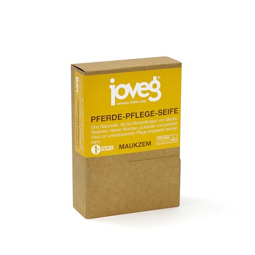 joveg® Pferdeseife Pferde-Pflege Maukzem - Bio Mauke Seife, Raspe, Ekzem, Sommerekzem, Schweifscheuern, Hautpflege - Made in Germany, Handgemacht, 140g von joveg