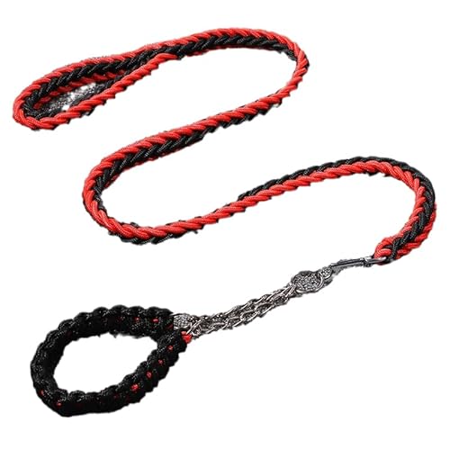 1,15 m – 1,35 m, farbige 8-strängige Nylon-geflochtene Haustier-Leine für große Hunde für mittelgroße und große Hunde 1,15 m – 1,35 m, farbige 8-strängige Nylon-geflochtene Haustier-Leine für große Hunde für mittelgroße und große Hunde von joyxiwa