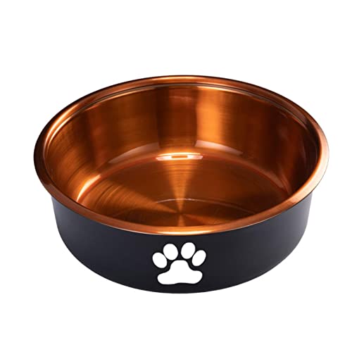 1 x Edelstahl-Futternapf, Futterbecken, doppellagiges Kunststoff-Hundebecken, Katzennapf, Fütterung, Trinkwasser, Haustierzubehör für Innenbereich 1 x Edelstahl-Futternapf, Futterbecken, doppellagiges Kunststoff-Hundebecken, Katzennapf, Fütterung, Trinkwasser, Haustierzubehör für Innenbereich von joyxiwa
