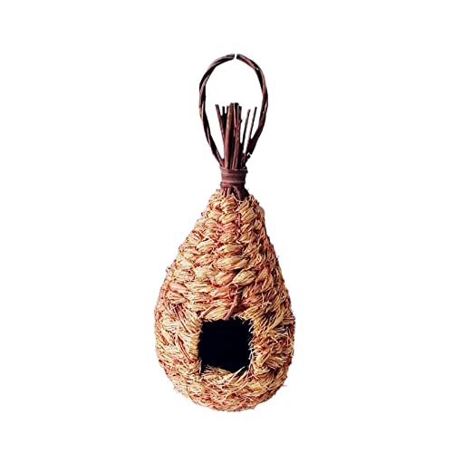 1 x Strohnest, handgewebte Produkte, kreatives Hibiskus-Kürbis-Vogelhaus, Gartendekoration, Haustier-Vogelnest, Strohsimulierung, Vogelhaus, 100 % Naturfaser, Hibiskus-Vogelnest, 22 x 11,5 cm, reine 1 x Strohnest, handgewebte Produkte, kreatives Hibiskus-Kürbis-Vogelhaus, Gartendekoration, Haustier-Vogelnest, Strohsimulierung, Vogelhaus, 100 % Naturfaser, Hibiskus-Vogelnest, 22 x 11,5 cm, reine von joyxiwa