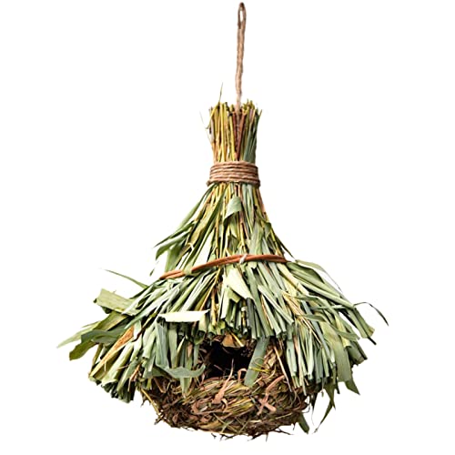 1 x Strohnest handgewebte Produkte kreative Hibiskus-Kürbis Vogelhaus Gartendekoration Haustier Vogelnest Stroh Simulation Vogelhaus 100% Naturfaser Bambusblatt Vogelnest 23 x 14 cm, reine Handarbeit 1 x Strohnest handgewebte Produkte kreative Hibiskus-Kürbis Vogelhaus Gartendekoration Haustier Vogelnest Stroh Simulation Vogelhaus 100% Naturfaser Bambusblatt Vogelnest 23 x 14 cm, reine Handarbeit von joyxiwa