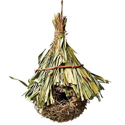 1 x Strohnest handgewebte Produkte kreative Hibiskus-Kürbis Vogelhaus Gartendekoration Haustier Vogelnest Stroh Simulation Vogelhaus 100% Naturfaser Blatt großes Vogelnest 28 x 20 cm, reine Handarbeit 1 x Strohnest handgewebte Produkte kreative Hibiskus-Kürbis Vogelhaus Gartendekoration Haustier Vogelnest Stroh Simulation Vogelhaus 100% Naturfaser Blatt großes Vogelnest 28 x 20 cm, reine Handarbeit von joyxiwa