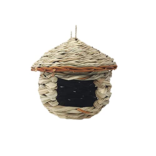 1 x Strohnest handgewebte Produkte kreative Hibiskus-Kürbis Vogelhaus Gartendekoration Haustier Vogelnest Stroh Simulation Vogelhaus 1 x Strohnest handgewebte Produkte kreative Hibiskus-Kürbis Vogelhaus Gartendekoration Haustier Vogelnest Stroh Simulation Vogelhaus von joyxiwa
