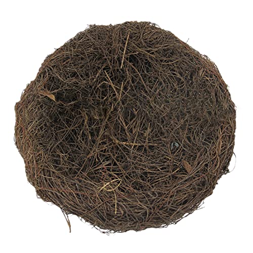 1 x Vogelnest aus Rattan, Simulation, Dekoration, Osterzubehör, weiche Einrichtungsrequisiten, Stroh-Simulation, Vogelhaus, 100 % Naturfaser, 25 cm Vogelnest von joyxiwa