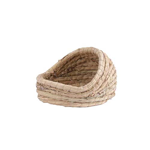 1 x Vogelnest für Papageien, Vogelnest mit Gras, zum Warmhalten von Eiern, zum Aufhängen, kleines Vogelnest, Stroh-Simulation, Vogelhaus, 100 % Naturfaser, Grasnest, 20 x 18 x 12 cm 1 x Vogelnest für Papageien, Vogelnest mit Gras, zum Warmhalten von Eiern, zum Aufhängen, kleines Vogelnest, Stroh-Simulation, Vogelhaus, 100 % Naturfaser, Grasnest, 20 x 18 x 12 cm von joyxiwa
