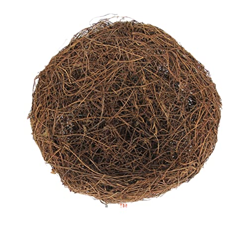 1pc Simulation Rattan Vogelnest Vogelnest Simulation Dekoration Ostern Liefert Weiche Einrichtung Requisiten Stroh Simulation Vogelhaus 100% Naturfaser-35CM Vogelnest von joyxiwa