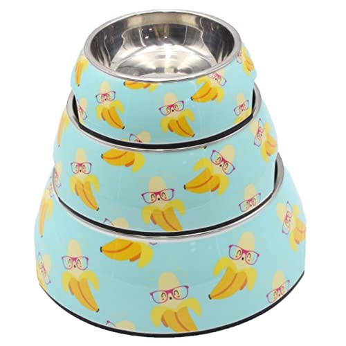 Futternapf für Haustiere, Nackenschutz, Futtermittel, Anti-Umkipp-Wasserspender, rutschfestes Futterbecken, lustige Banane, einzelne Schüssel, groß: 22 x 17,5 x 8,5 cm Futternapf für Haustiere, Nackenschutz, Futtermittel, Anti-Umkipp-Wasserspender, rutschfestes Futterbecken, lustige Banane, einzelne Schüssel, groß: 22 x 17,5 x 8,5 cm von joyxiwa