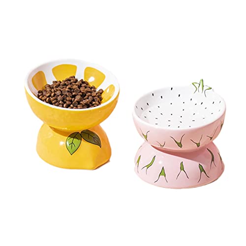 Katzennapf Obstnapf Keramik Katzenfutternapf zum Schutz der Halswirbels Schrägmaulmund Hoher Napf Katze Futter Wassernapf Hund Katze Reisschale Zitronenschale + Drachen Obstschale Katzennapf Obstnapf Keramik Katzenfutternapf zum Schutz der Halswirbels Schrägmaulmund Hoher Napf Katze Futter Wassernapf Hund Katze Reisschale Zitronenschale + Drachen Obstschale von joyxiwa
