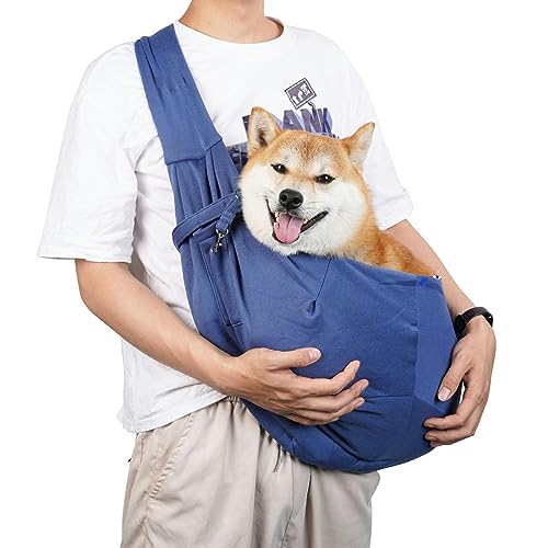 Pet Supplies Katzen- und Hundetasche, großes Fassungsvermögen, tragbar, Crossbody-Katzentasche zum Ausgehen, geeignet für kleine Katzen und Hunde, Königsblau, bis 7,5 kg Pet Supplies Katzen- und Hundetasche, großes Fassungsvermögen, tragbar, Crossbody-Katzentasche zum Ausgehen, geeignet für kleine Katzen und Hunde, Königsblau, bis 7,5 kg von joyxiwa
