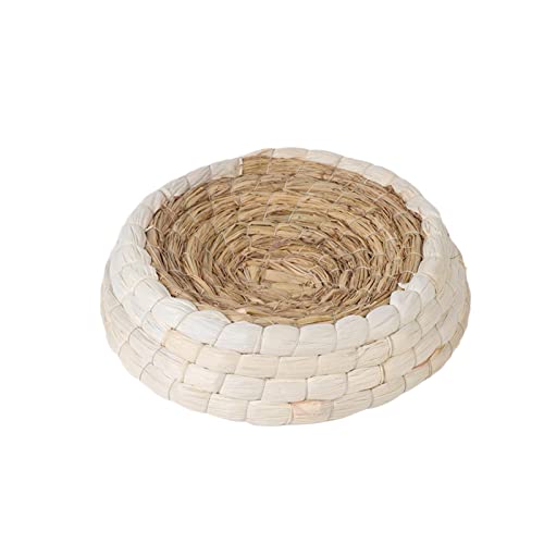 joyxiwa 1 x Grasnest Taubennest Vogelnest Bruting Ei Becken Nest Matte Haustier Taubenzubehör Anti-Rollover Stroh Simulation Vogelhaus 100% Naturfaser Maisschale Anti-Roll-Träger Taubennest joyxiwa 1 x Grasnest Taubennest Vogelnest Bruting Ei Becken Nest Matte Haustier Taubenzubehör Anti-Rollover Stroh Simulation Vogelhaus 100% Naturfaser Maisschale Anti-Roll-Träger Taubennest von joyxiwa