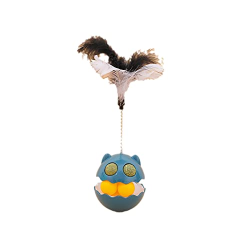 joyxiwa 1 x Katzenspielzeug, Nicht umkehrbar, Feder-Teaser-Stick, automatischer Katzen-Teaser, Kätzchen, lindert Langeweile, Necken joyxiwa 1 x Katzenspielzeug, Nicht umkehrbar, Feder-Teaser-Stick, automatischer Katzen-Teaser, Kätzchen, lindert Langeweile, Necken von joyxiwa